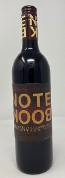 Notebook By J. Bookwalter Non Vintage NV16 Red Blend